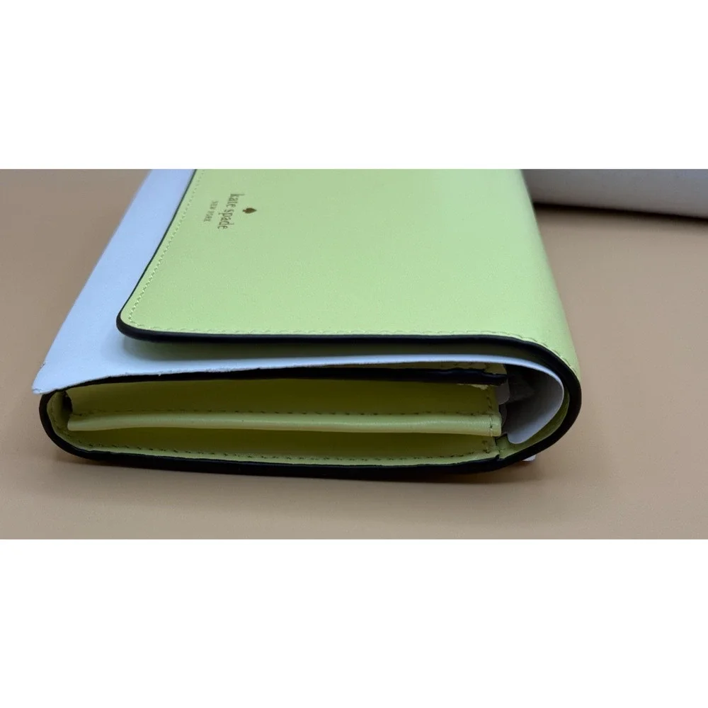 🍐 Kate Spade Kerri Crossbody Clutch Bosc Pear Smooth Leather NWT